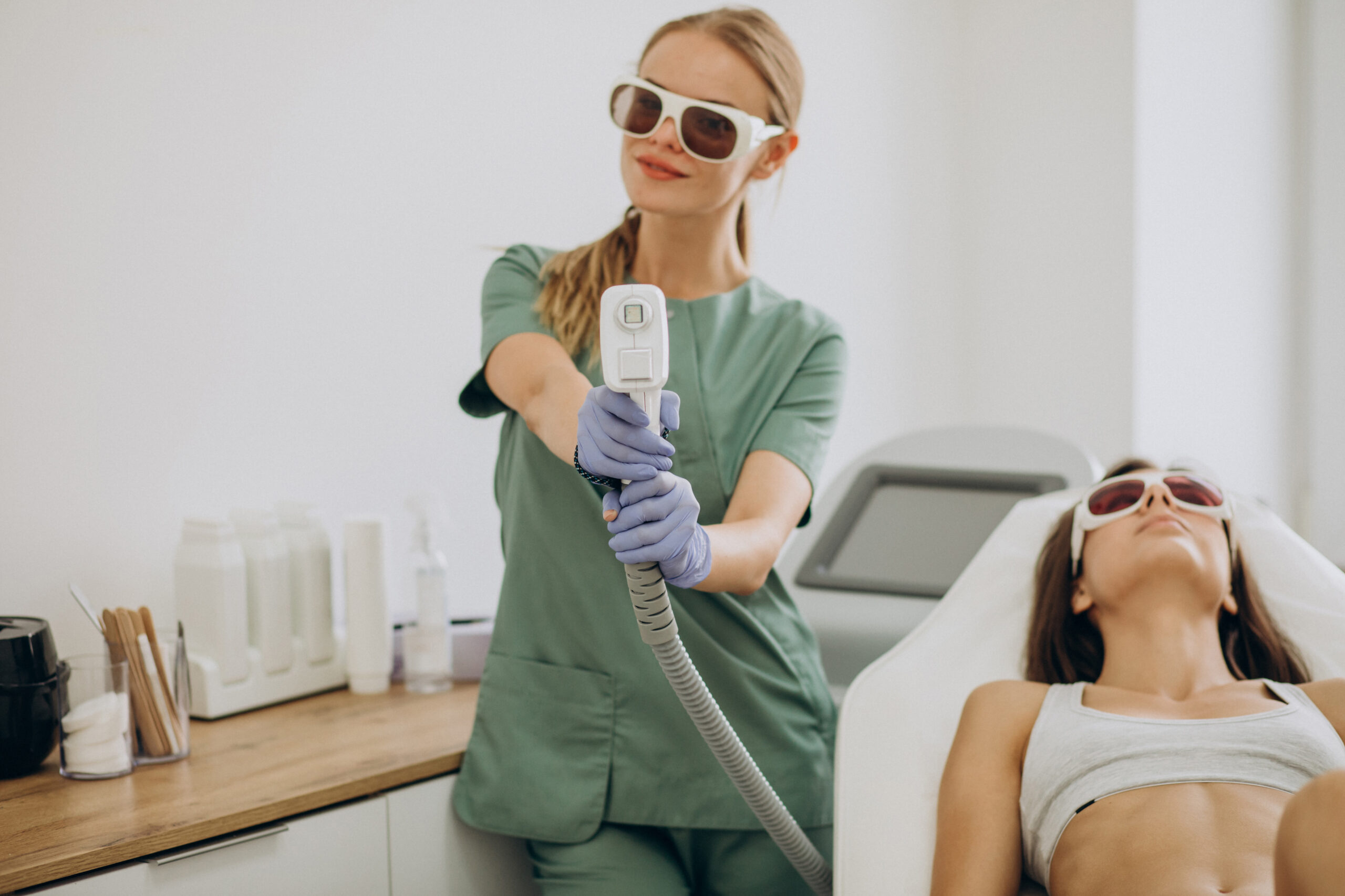 Laser epilation, hair removal therapy
